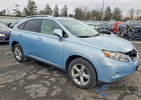 2010 Lexus Rx 350 from USA, damaged, VIN 2T2BK1BA4AC068285